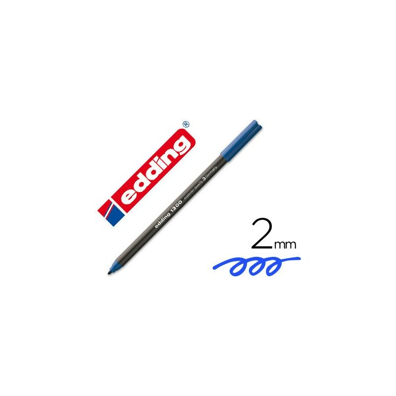 

Edding rotulador punta de fibra 1300 azul -10u-