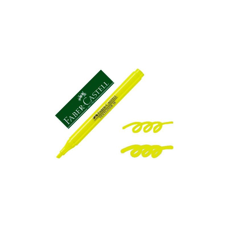 

Genérica - Faber castell marcador fluorescente textliner 38 amarillo -10u-