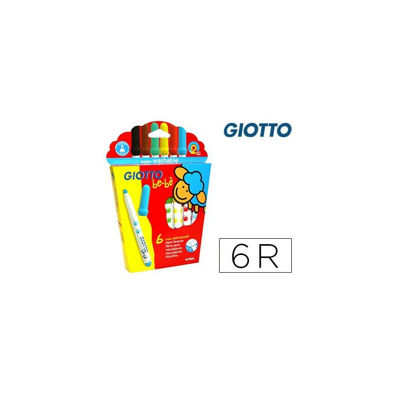 

Genérica - Giotto rotuladores de colores be-b sper colores estuche de 6