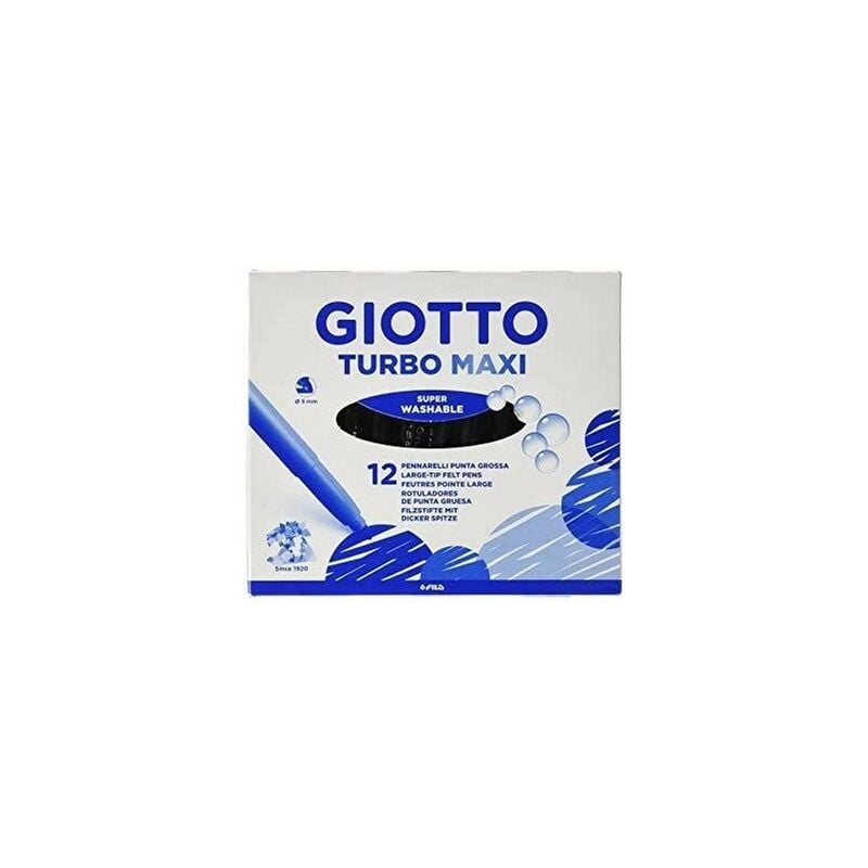

Genérica - Giotto rotuladores turbo maxi amarillo estuche de 12
