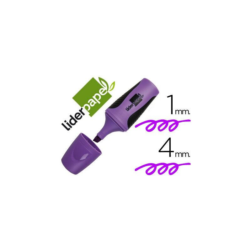 

Rotulador liderpapel mini fluorescente violeta (pack de 12 uds.)