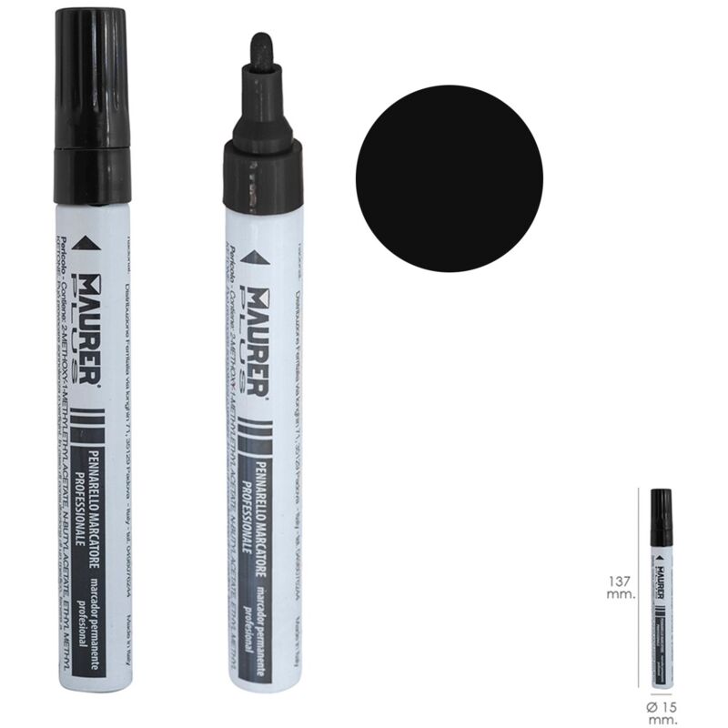 

Rotulador marcador obra profesional pintura permanente negro