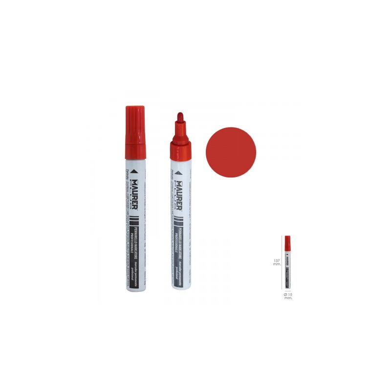 

Rotulador marcador obra profesional pintura permanente rojo
