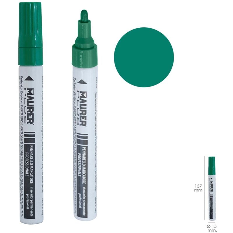 

Rotulador marcador obra profesional pintura permanente verde