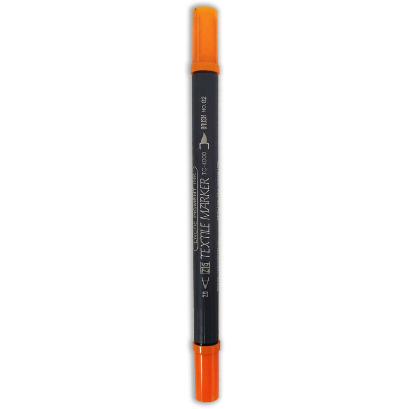 

ROTULADOR PARA TELA TEXTILE MARKER COLOR: 02 Naranja Fluor - 02 Naranja Fluor - ZIG