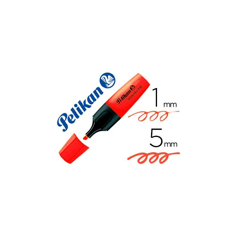 

Liderpapel - Rotulador pelikan fluorescente textmarker 490 rojo (pack de 10 uds.)