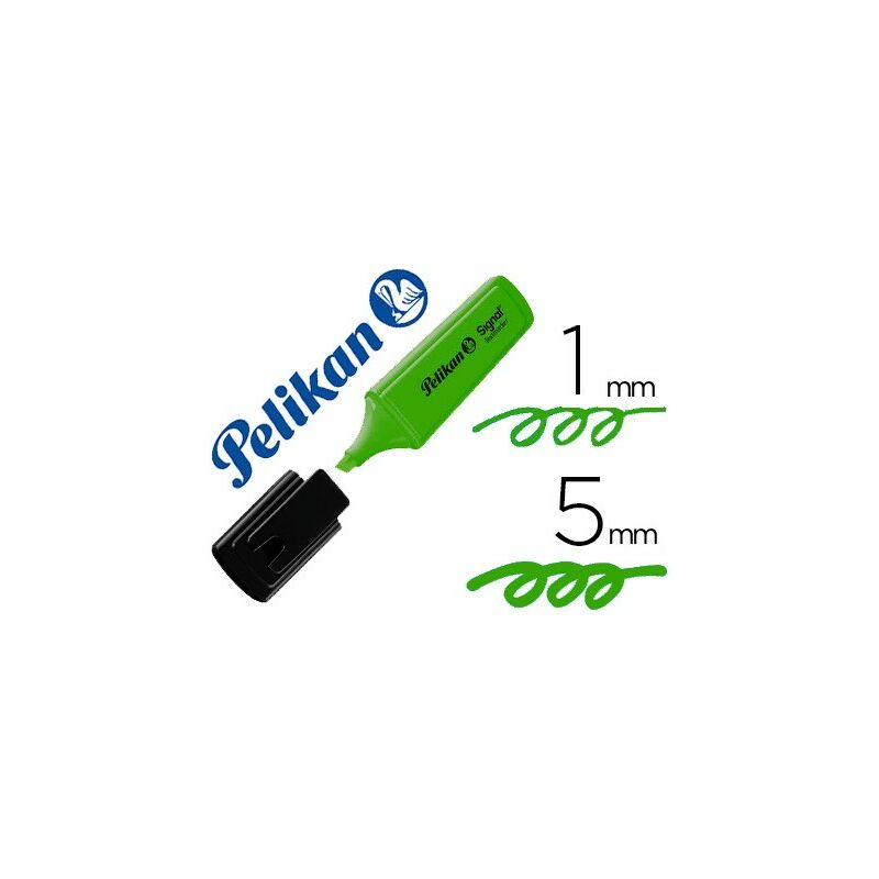 

Liderpapel - Rotulador pelikan fluorescente textmarker signal verde (pack de 10 uds.)