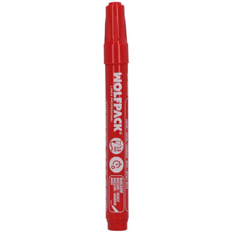 Rotulador Permanente Profesional Rojo.