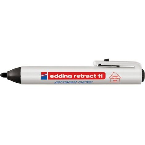 Rotulador permanentee ryráctil 11 negro