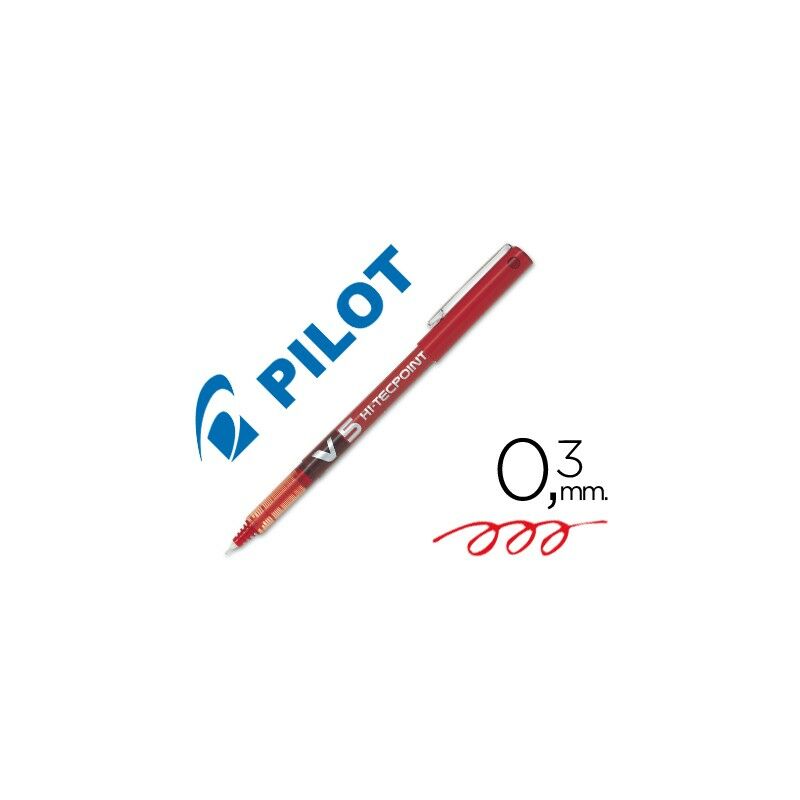 

rotulador v-5 rojo -12u- - Pilot