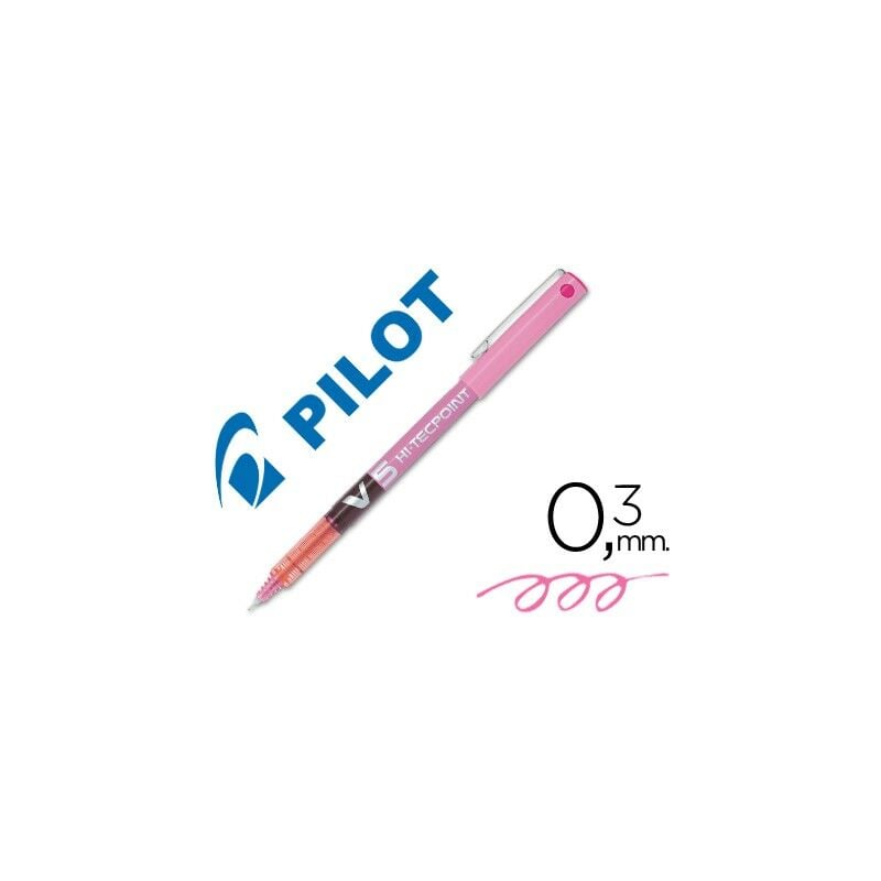 

Rotulador pilot punta aguja v-5 rosa 0.5 mm (pack de 12 uds.)