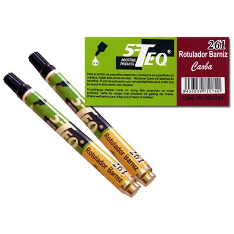 5-teq - Rotulador retoque barniz 261 Roble Americano 10cc