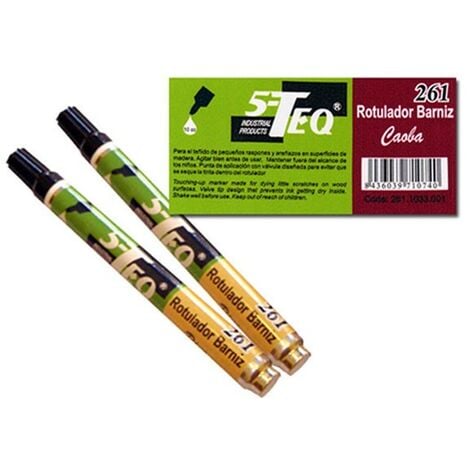 Rotulador retoque barniz 5-TEQ 261 Wengue 10cc
