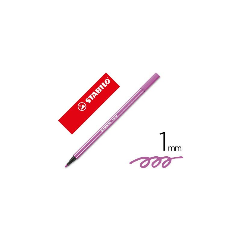 

Genérica - Stabilo pen 68 rotulador lila -10u-