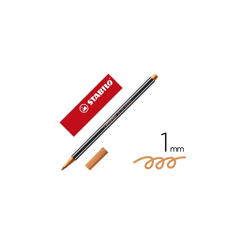 

Genérica - Stabilo pen 68 metallic rotulador cobre caja -10u-