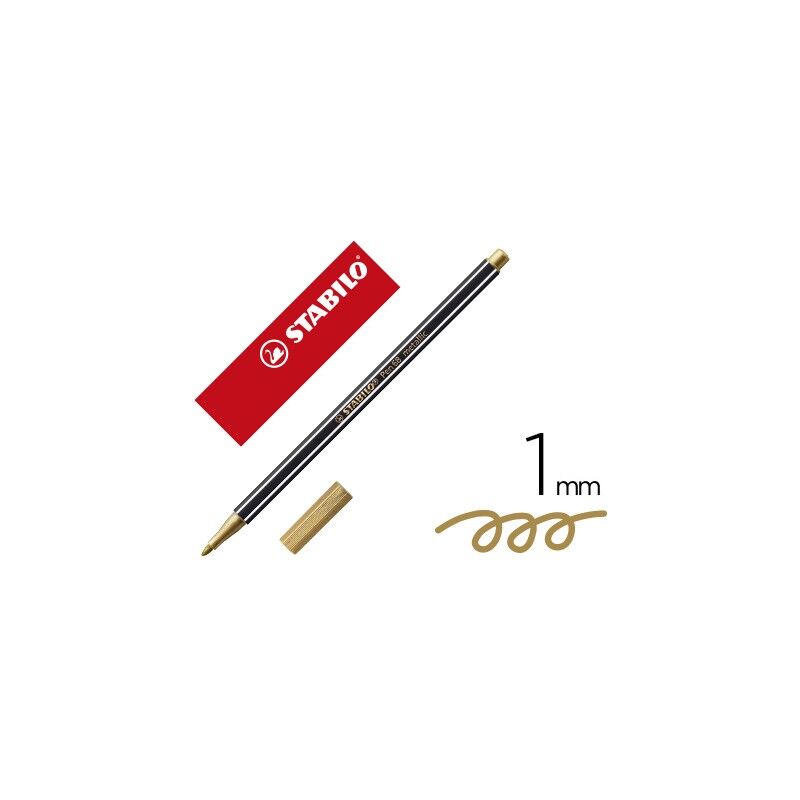 

Genérica - Stabilo pen 68 metallic rotulador oro caja -10u-