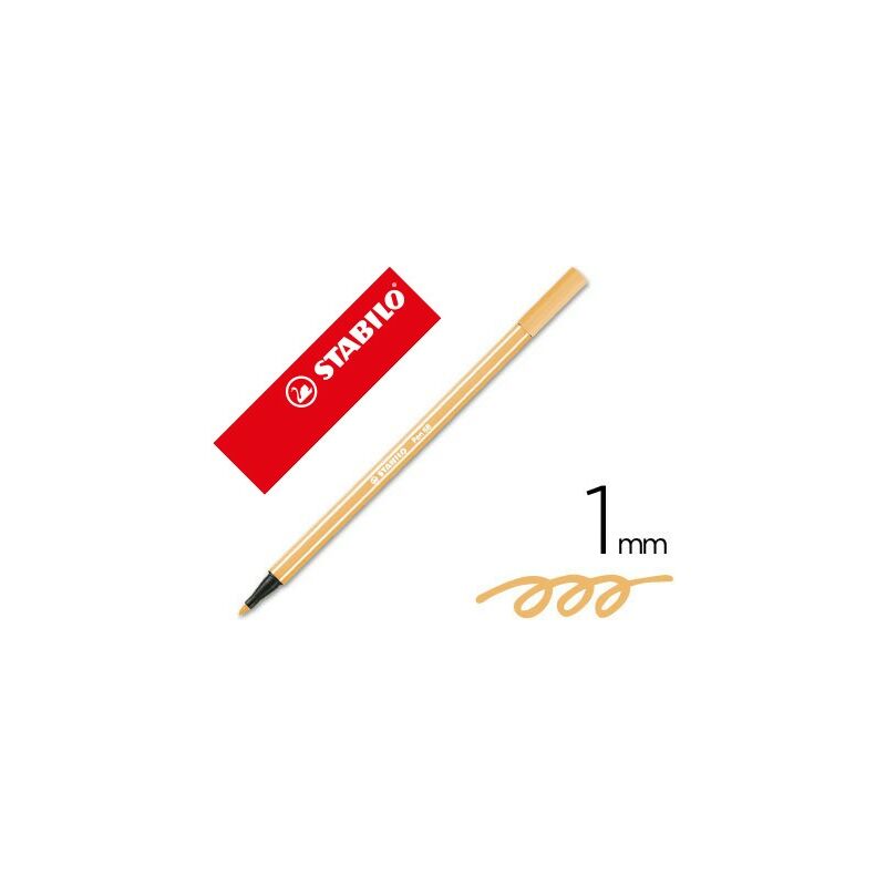 

Genérica - Stabilo pen 68 rotulador ocre oscuro -10u-