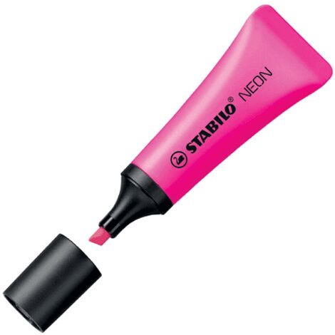 Rotulador stabilo fluorescente neon  Morado