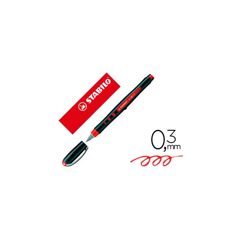 

Stabilo - Rotulador roller ball bl@ck 0,3 mm rojo