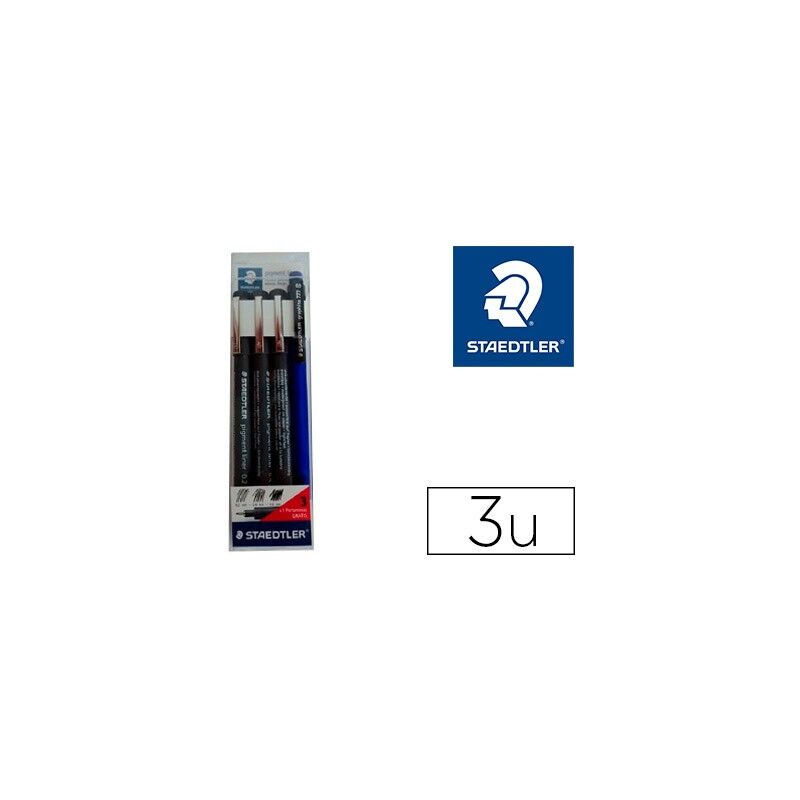 

Genérica - Staedtler rotulador calibrado pigment liner 3u & 1x graphite