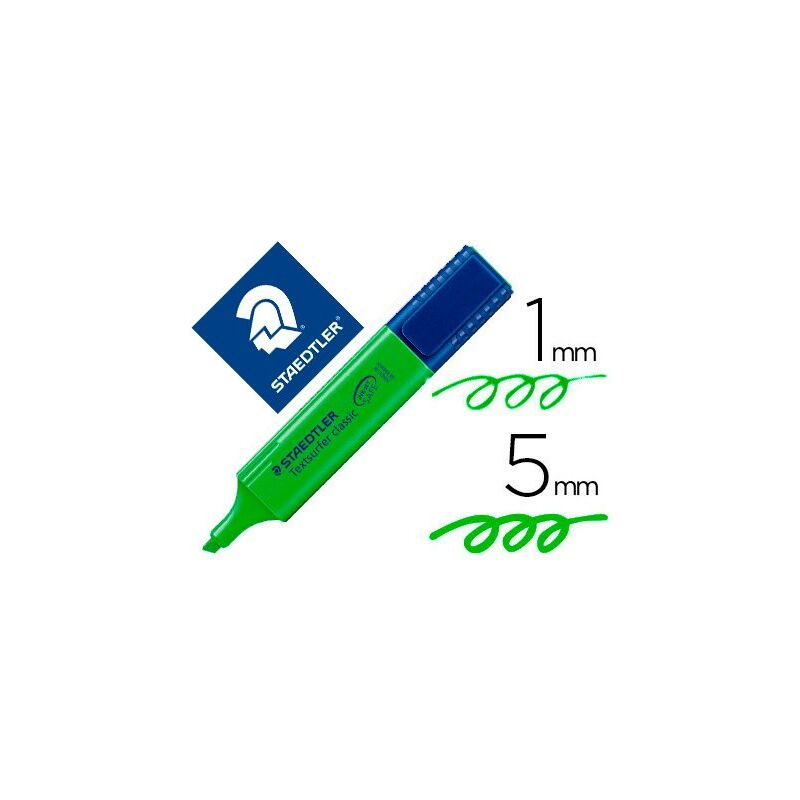

Genérica - Staedtler marcador fluorescente textsurfer classic verde -10u-