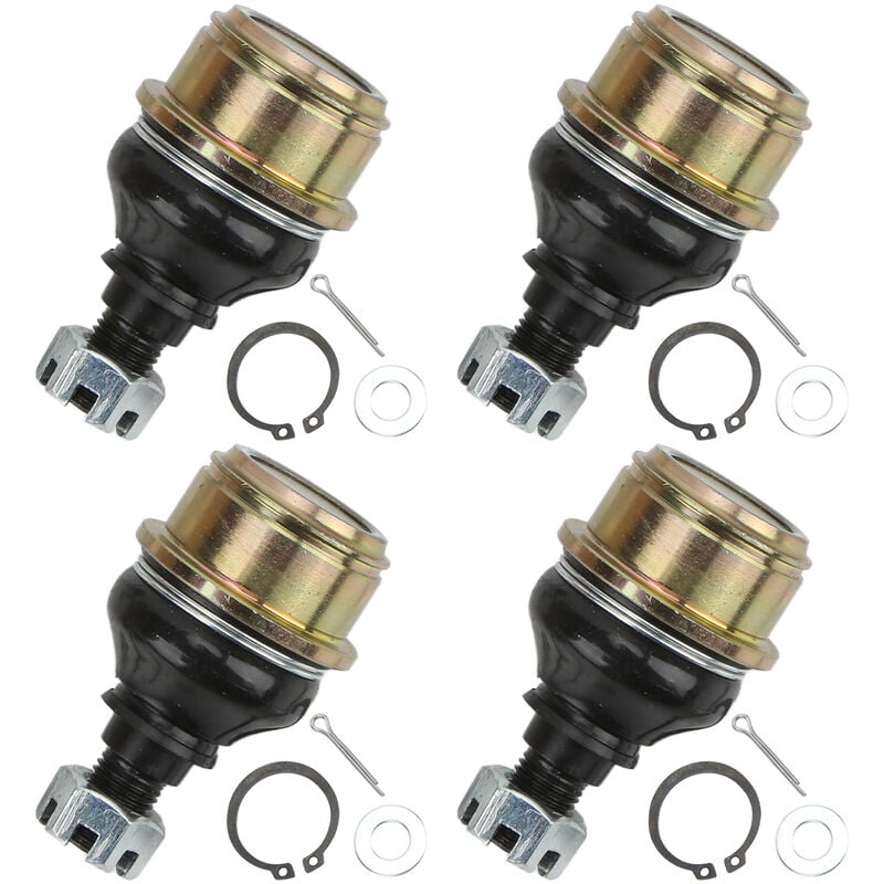 Jeffergarden Rotule 4 Pièces Kit de Joint à Rotule Supérieur Inférieur 51375-HP5-601 Remplacement D'accessoires ATV pour Rancher 350 400 420