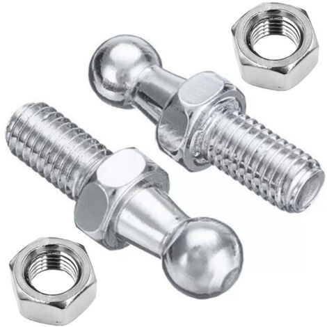 Rotule De Verin Rotule M6 - Boulon M6 2 pièces Boulon à rotule professionnel M6 Repalcement pour vérins à gaz Bouchon à extrémité sphérique