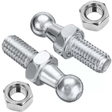 Rotule De Verin Rotule M8 - Boulon M8 2 pièces Boulon à rotule professionnel M8 Repalcement pour vérins à gaz Bouchon à extrémité sphérique