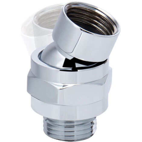 Rotule pivotante réglable en laiton, rotule pivotante pour connecteur de douche, adaptateur de rotule de douche, adapté pour connecter la pomme de douche et le placage de conduite d'eau