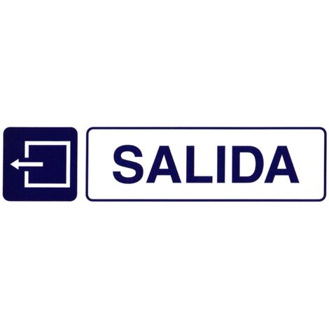 Rotulo Adhesivo 250x63 mm. Salida