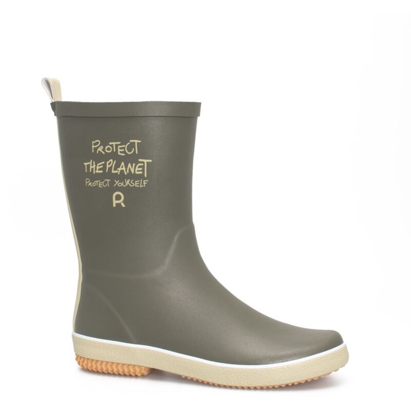 Demi botte protect the planet Femme - Coloris Kaki - 38 - Rouchette