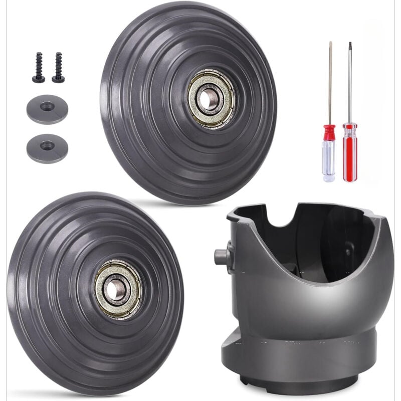 Roue à billes + connecteur de tête d'aspirateur pour Dyson V10 V11 V15 100W, Remplacement du rouleau de la tête d'aspiration à couple élevé