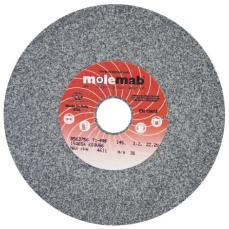 ROUE À DISQUE EN CORINDON GRIS 145 x 6,0 x 22 mm 550089