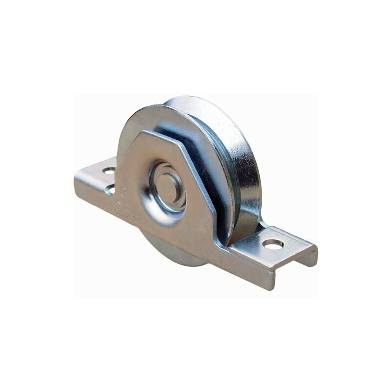 Roue à encastrer pour portail coulissant - Gorge Triangulaire - Ø100mm - Jusqu'à 230KG - Inox 304 Deco Fer Forge