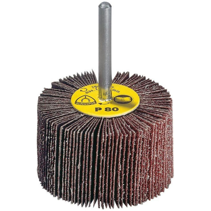 Roue À Lamelles Sur Tige Km 613. 40 X 20 X 6 Mm. Grain 60.