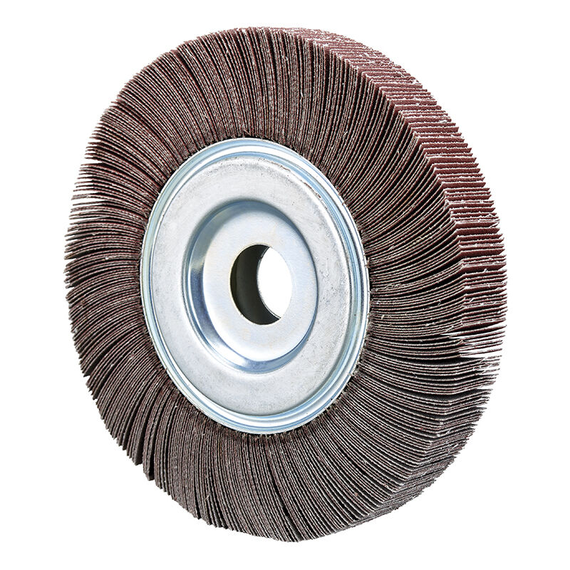 Fervi - Roue a lamelles en toile avec trou 165 x 25 x 54 mm grain 40