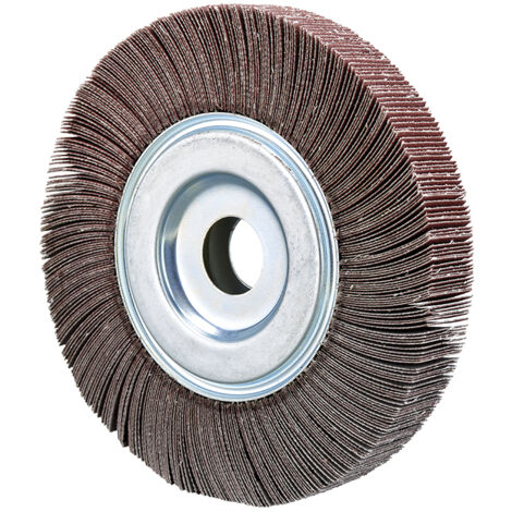 Roue a lamelles en toile avec trou 165 x 50 x 25 mm grain 40
