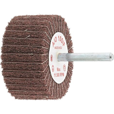 1pc Mandrin 10pcs Flap Roue Brosses Emery Tissu Abrasif Papier de Broyage de Meulage pour Disque À Bois 15mm 120# 