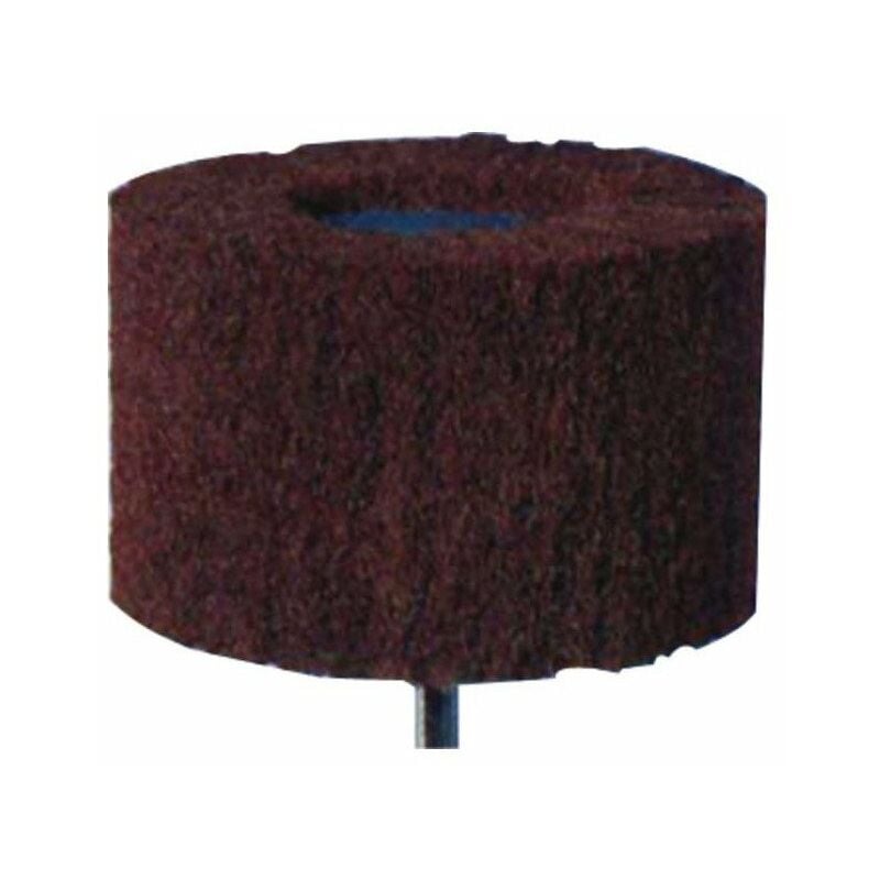 10 Roue a lamelles texture 80 x 50 mm grain 180 - tige de 6 - 00071