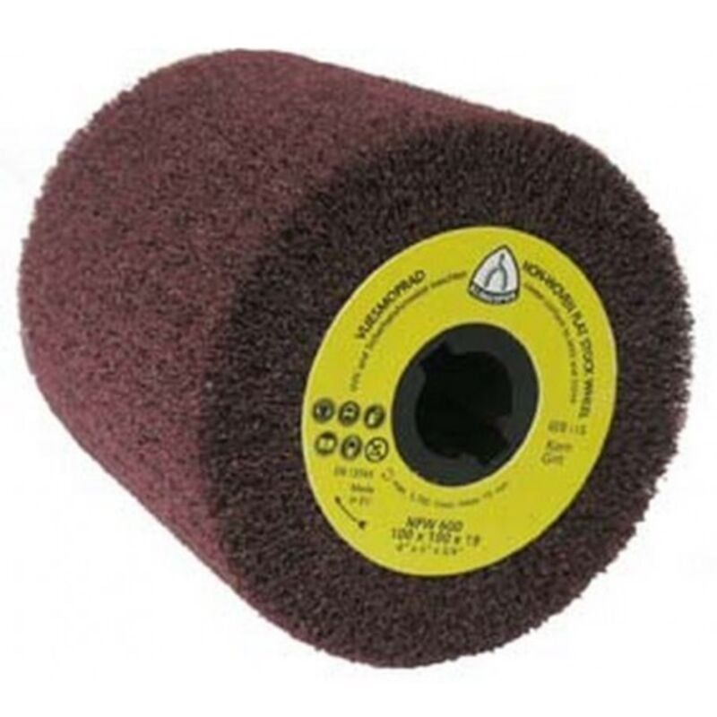 Klingspor - Rouleau de satinage nfw 600 s grossier Ø100xl100mm 19 mm