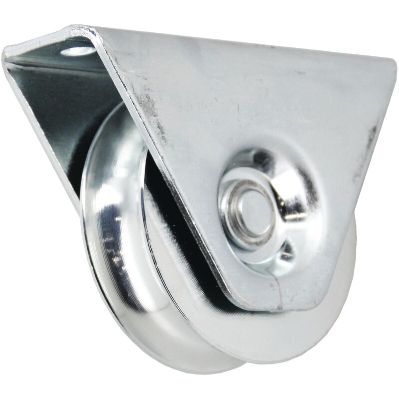 Roue à support externe diamètre 80mm gorge 19mm - fratelli comunello - 327-80S