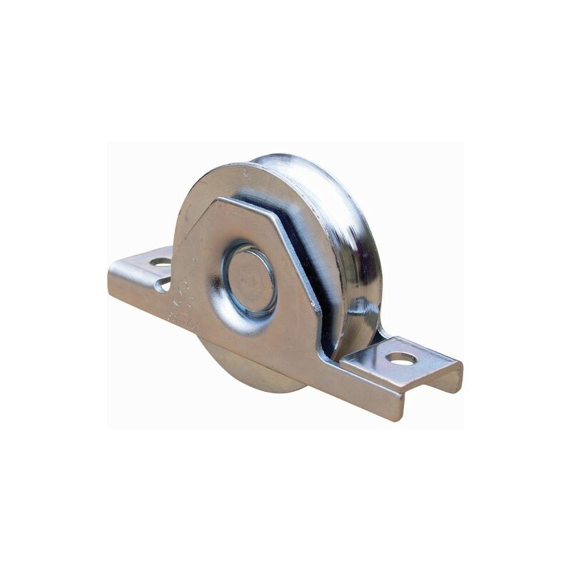 Roue à encastrer pour portail coulissant - Gorge Ronde de 20mm - Ø140mm - Jusqu'à 500KG - Acier Deco Fer Forge