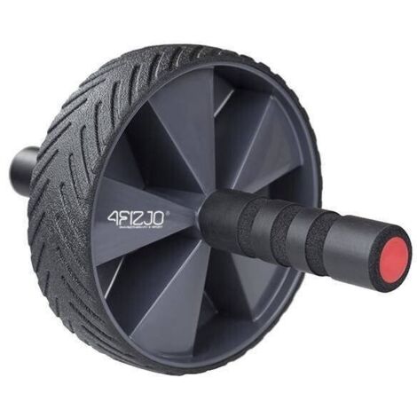 Roue abdominale 4FIZJO PRO Noir-Rouge
