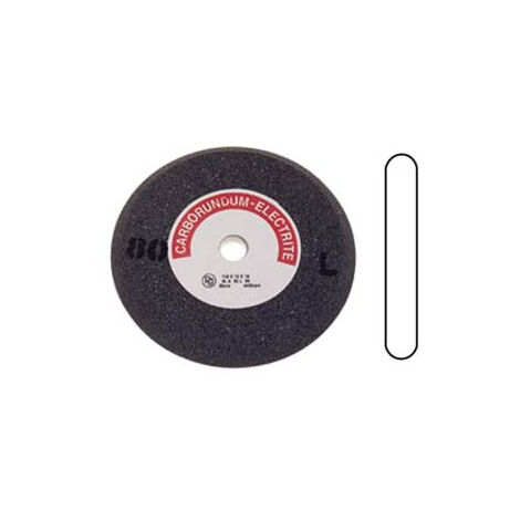 Roue Abrasive Composée Céramique en Corindon Aluminium Gris Profil "C" - ø mm.150x8 trou 16 grain 80 PG A96.C06