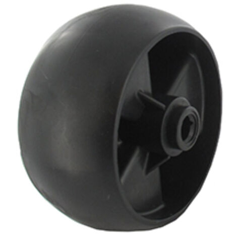 roue anti-scalp pour machine mtd ø127mm, largeur 66,7mm pour axe de 12,7mm. remplace origine 734-04155. ( 73404155, 73404039,  )