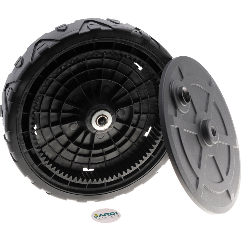 Jardiaffaires - Roue arrière 280mm pour tondeuse et tondeuse débroussailleuse 3 et 4roues