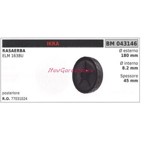 Roue arrière IKRA tondeuse ELM 1638U 043146