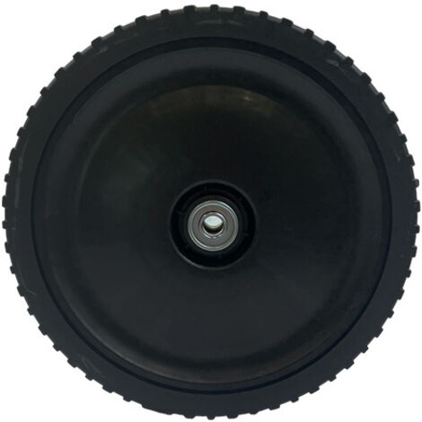 Roue arrière tondeuse à gazon 255mm – Largeur 50mm – Roulement à billes pour performance optimale – Compatible Scheppach et Woodster