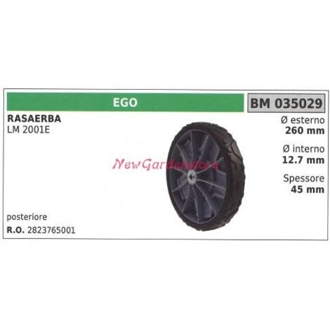 Roue arrière tondeuse EGO LM 2001E 035029