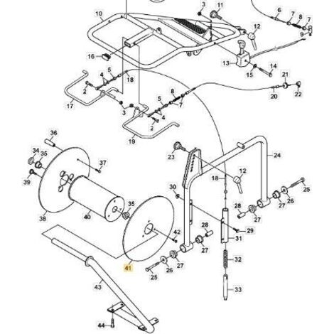 Roue arrière tondeuse robot Stiga - GGP - 1126-9177-01
